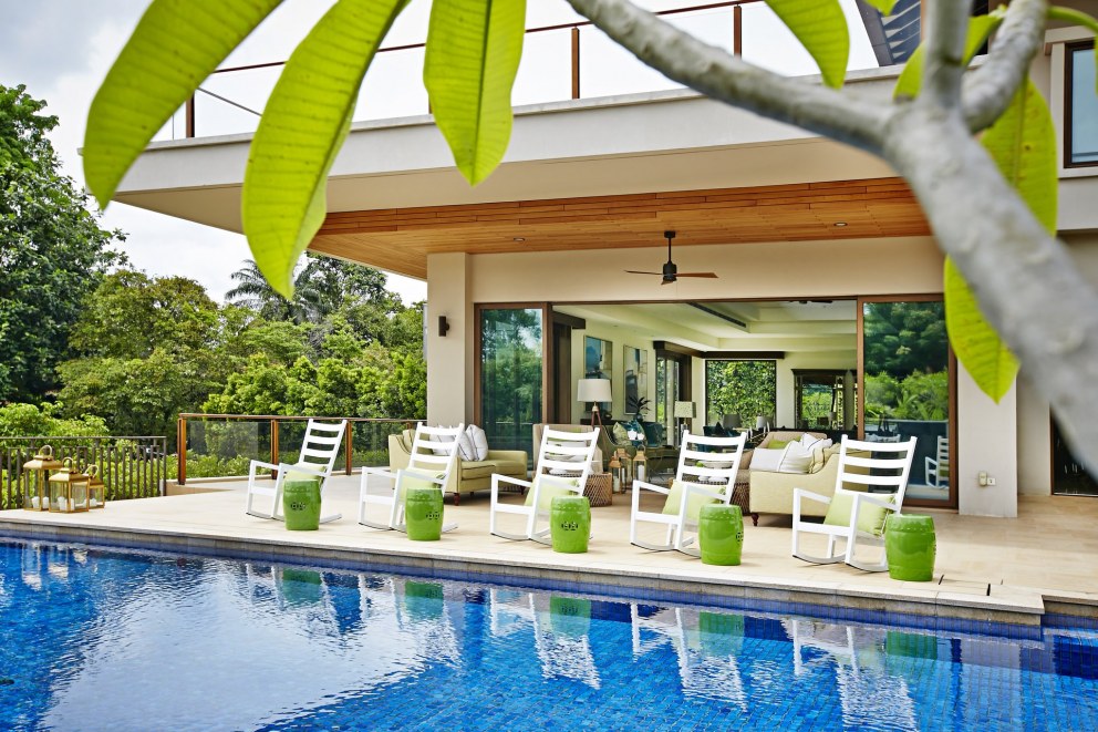 Ambassadors Residence | Pool area | Interior Designers