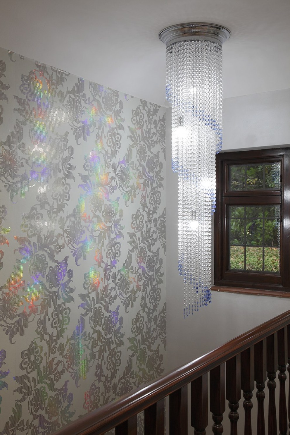 Luxury Thatched Cottage  | bespoke crystal chandelier | Interior Designers
