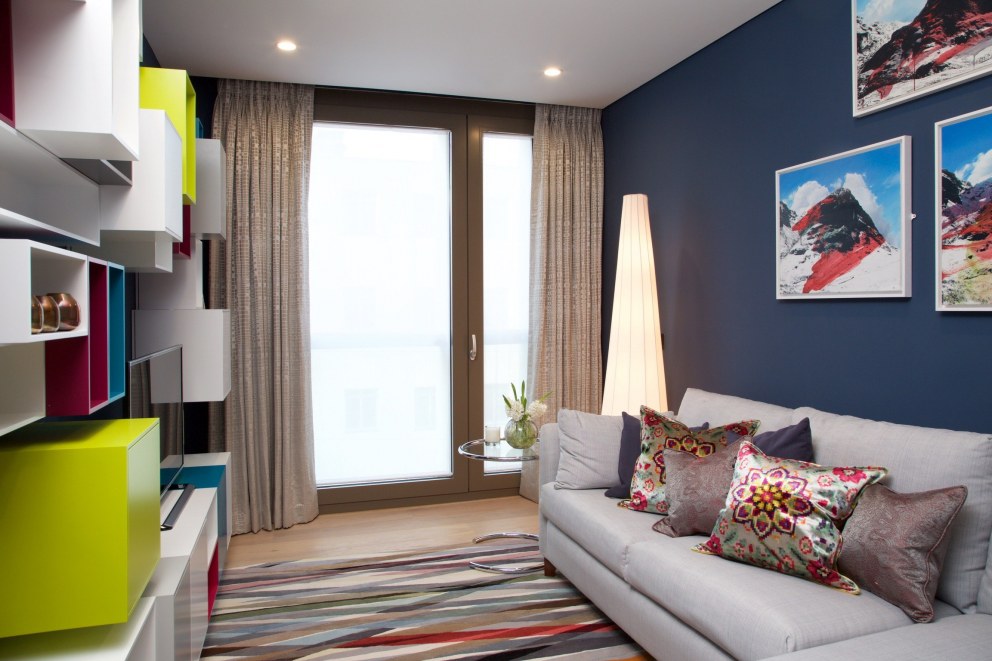 Penthouse Duplex Apartment | Media & TV room | Interior Designers
