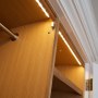 Mayfair Grade I Listed Luxury Apartment | Master Bedroom Joinery Lighting Detail | Interior Designers