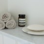 West London Family Apartment: furnished, dressed and styled for sale by the property developer. | Family Bathroom: Styling | Interior Designers