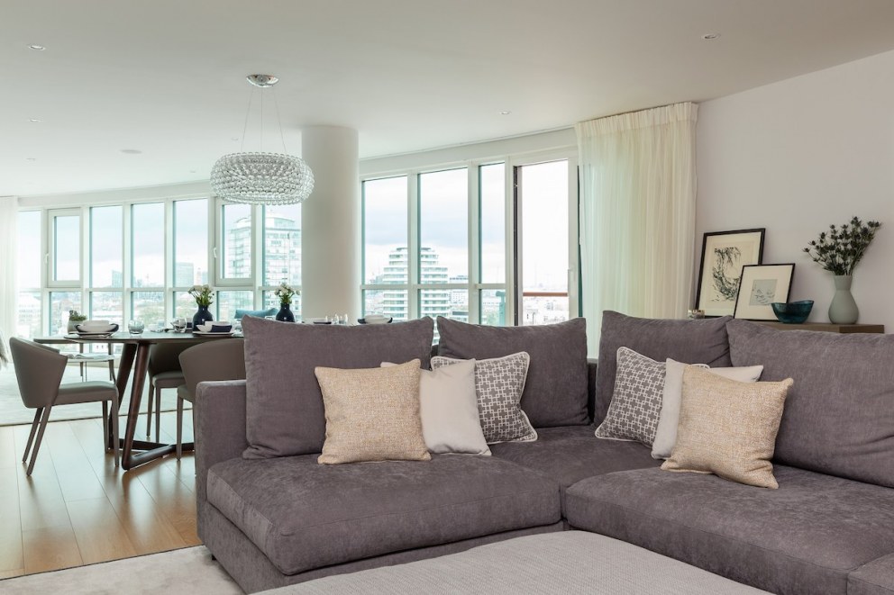 Vauxhall Riverside Apartment | Open Plan Living | Interior Designers