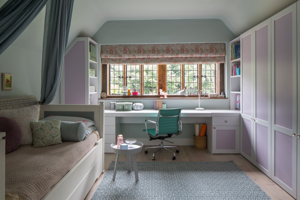 Richmond family home | Girls Bedroom | Interior Designers
