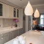 Transformed 1930's home | Kitchen island view | Interior Designers