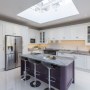 Individual Wimbledon house | Kitchen with skylight | Interior Designers