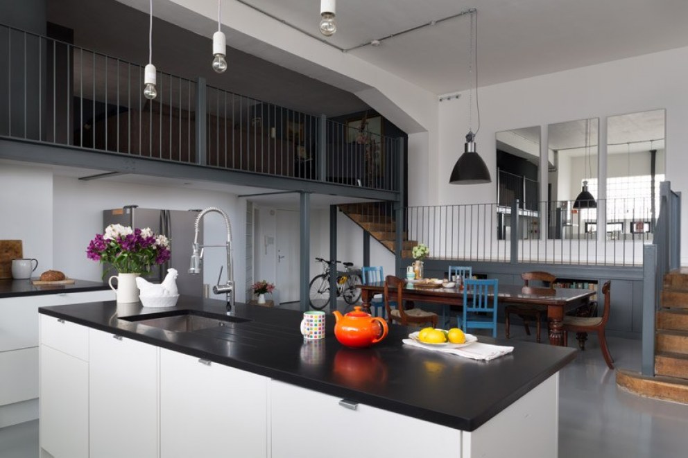Dehavilland Studios, East London | Dining room and kitchen | Interior Designers