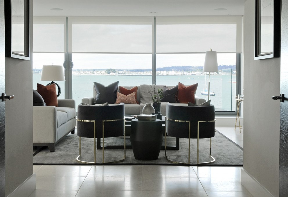 Sandbanks Style | Reception Room | Interior Designers