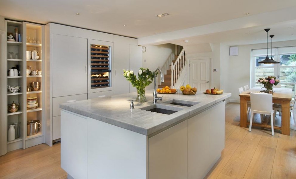 Chelsea Open Space Living  | End View of Kitchen | Interior Designers