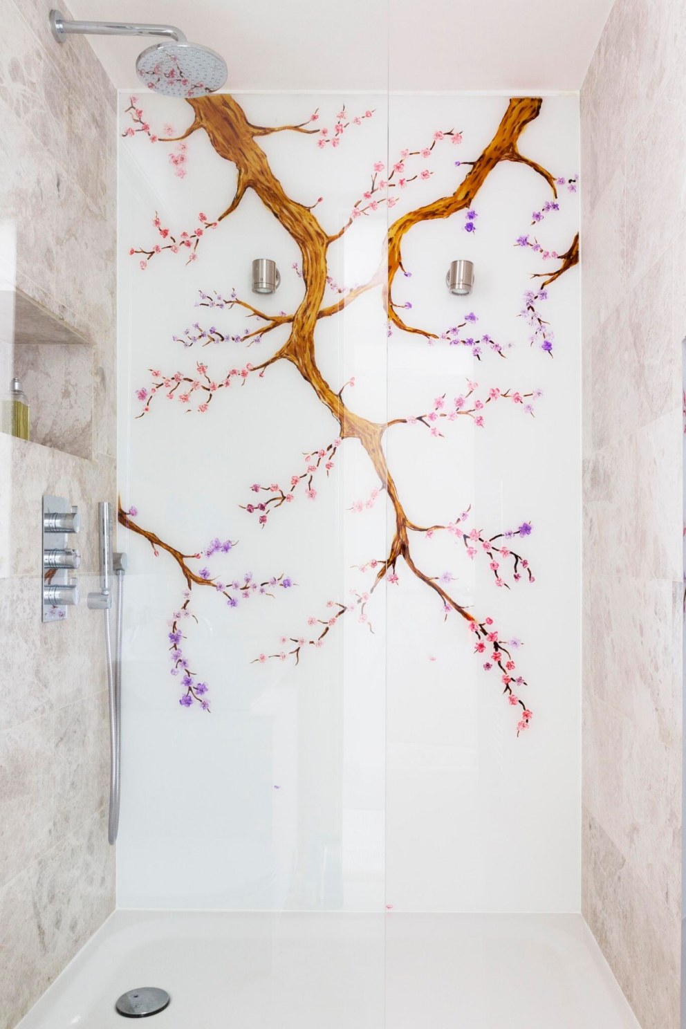Chelsea Apartment (2) | Master Bathroom Shower Detail | Interior Designers
