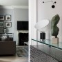 Male Oasis in Holland Park | View from hallway into the living room | Interior Designers