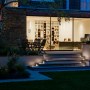 Dunmore Road, Wimbledon | Rear Elevation (Night-time) | Interior Designers