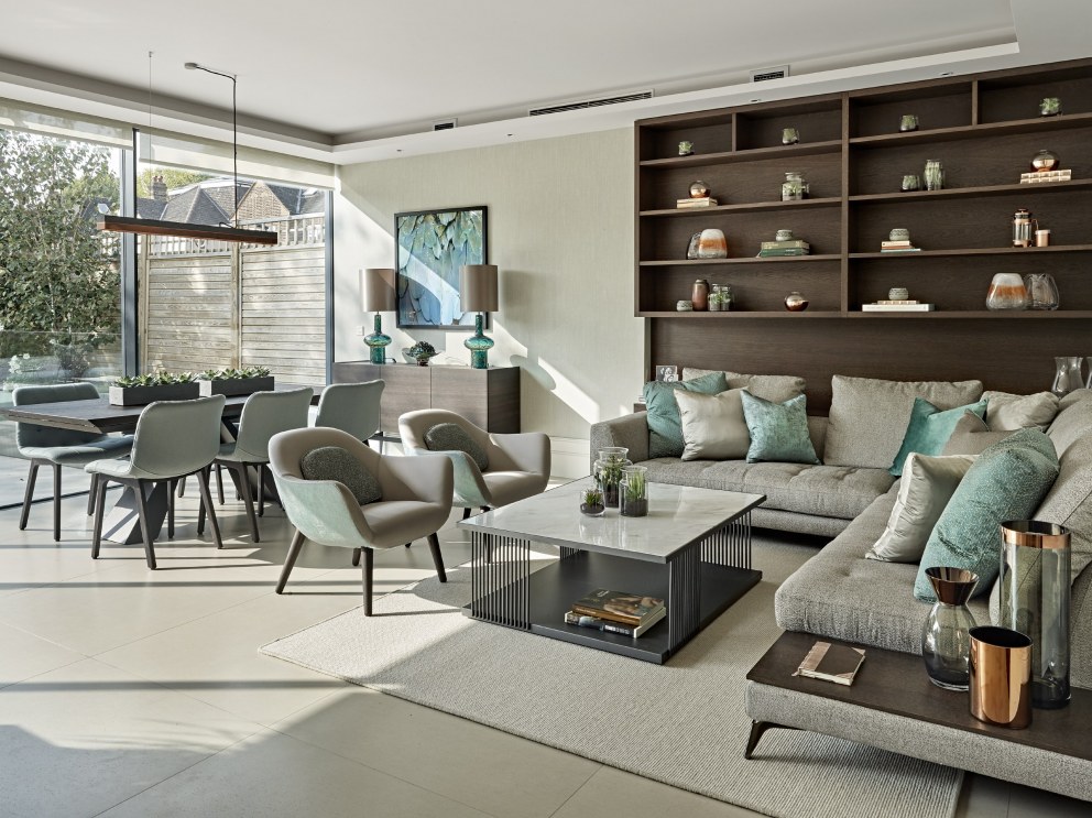 Living dining area / Barnes family house - InteriorDesigners.net
