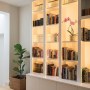 Chiswick Home Extension | Bookcase with lighting | Interior Designers