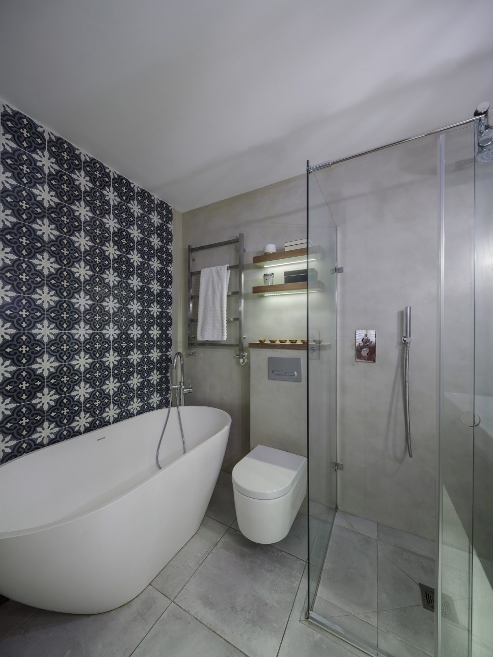 Cosy & Contemporary Basement Apartment in Belsize Park | Cosy & Contemporary - Master Ensuite | Interior Designers