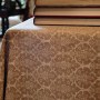 Updates to a house in Wiltshire | Library table cloth | Interior Designers