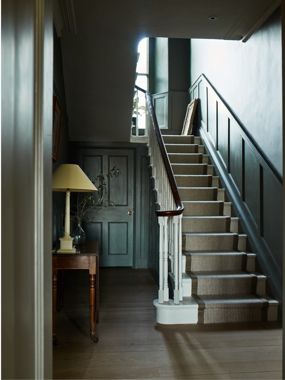 Hallway stairs / Family Home in Dartmouth - InteriorDesigners.net