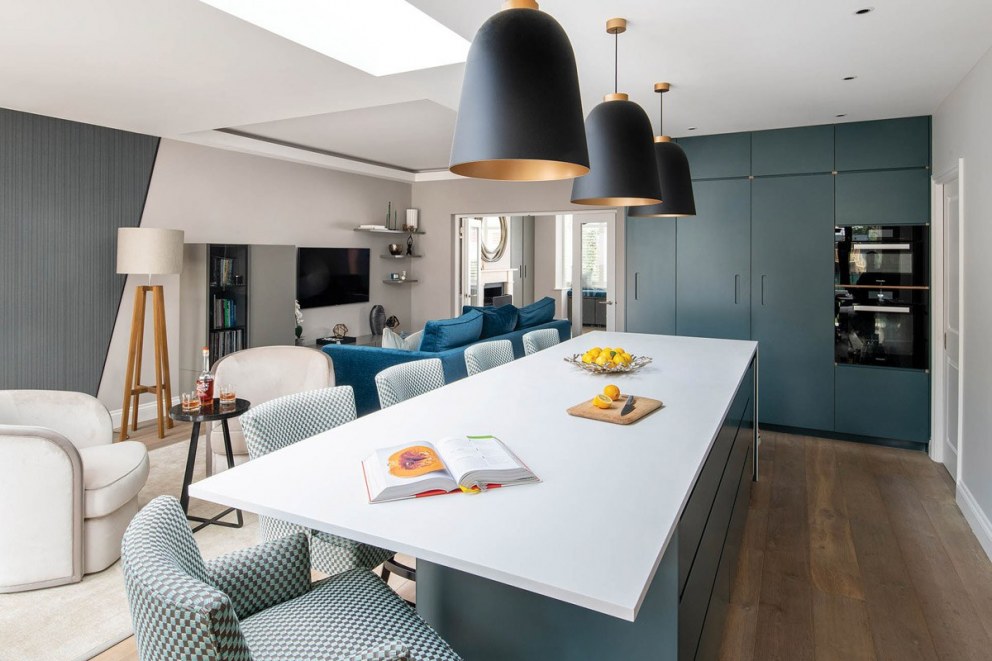 Indoor-Outdoor West London Family Home | Kitchen - Living Area | Interior Designers