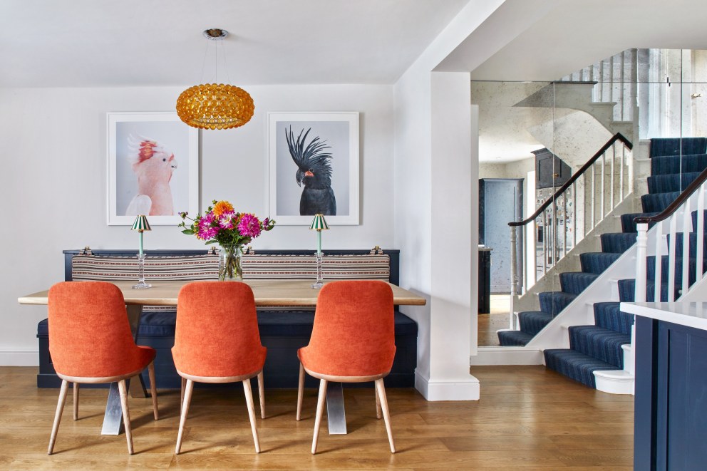 Gordon Place | Kitchen-living-stairs | Interior Designers