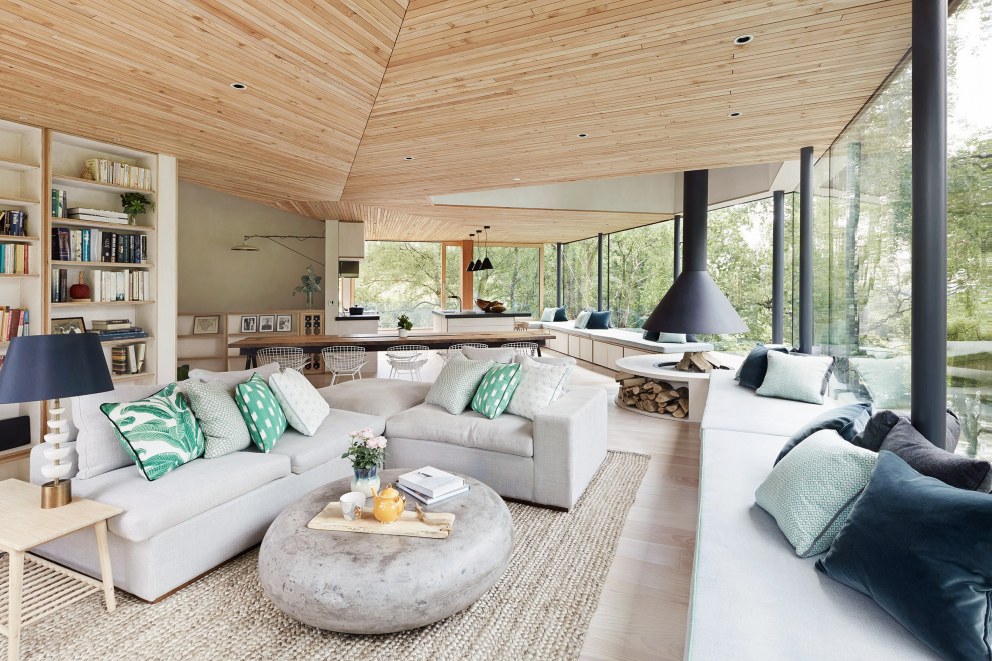 Tiverton holiday house | Open plan living room | Interior Designers