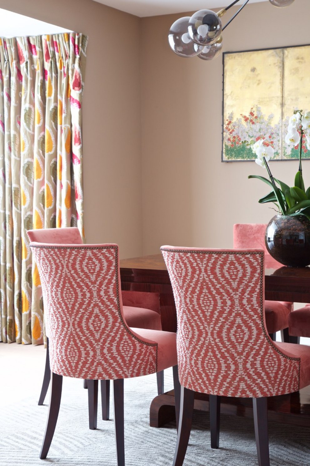 Thame, Oxfordshire | Dining Room and Curtains | Interior Designers