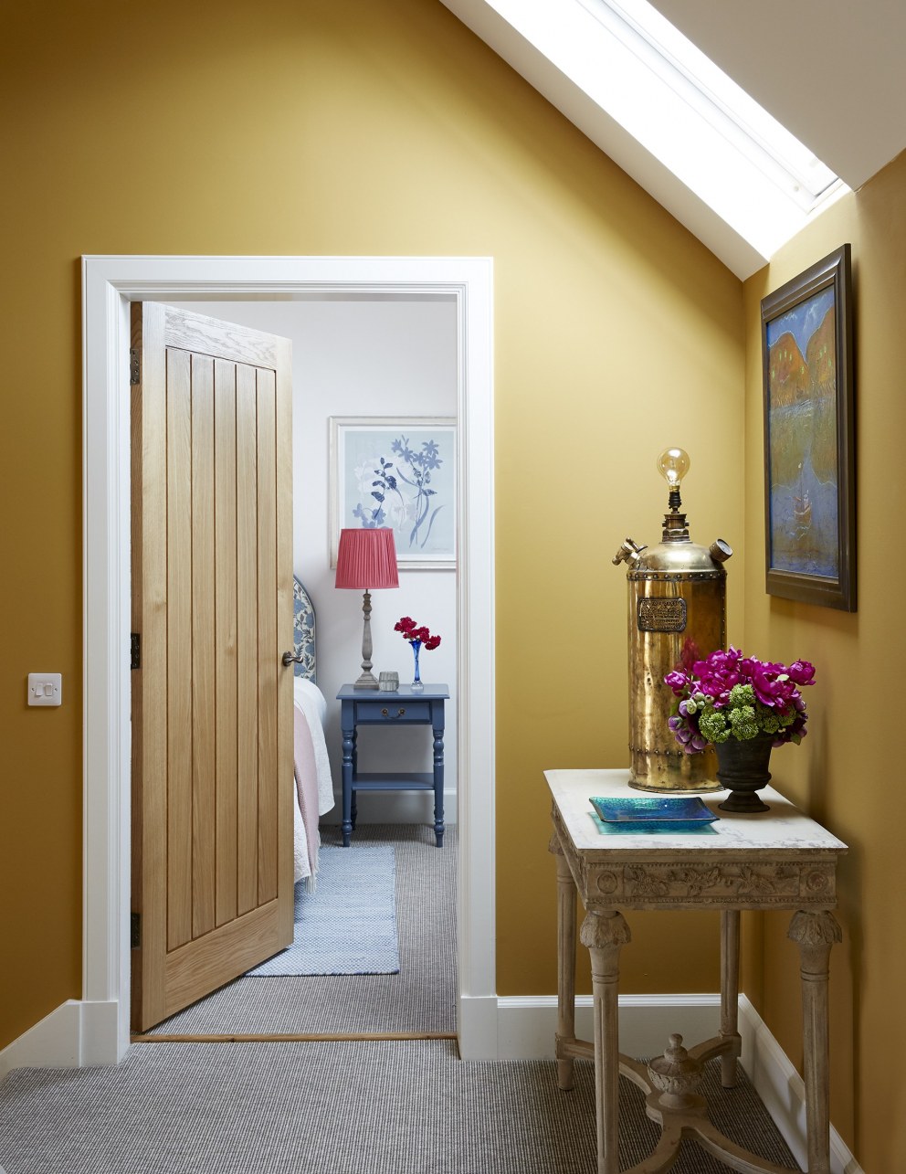 Scottish Holiday Cottages | Yellow Hallway | Interior Designers