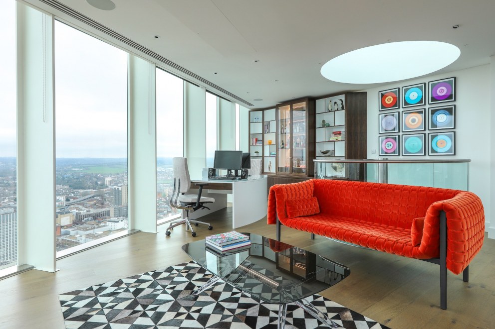 Saffron Square Penthouse | Sky Lounge | Interior Designers