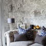 Cotswold Cottage | Sitting Room wallpaper | Interior Designers
