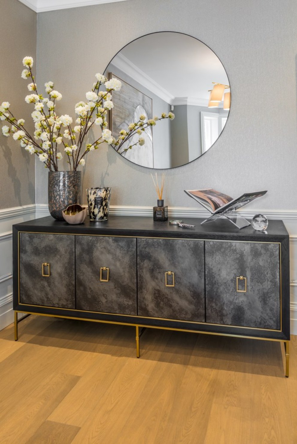 The Villas, Barnes | Study cabinet | Interior Designers