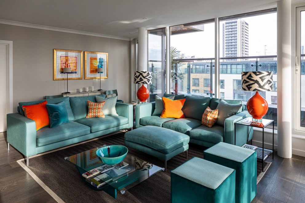 Canary Wharf Apartment | Sitting Room | Interior Designers