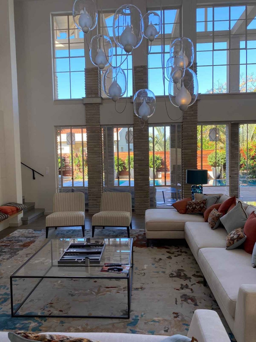 Coastal Villa, Mediterranean | Living Room | Interior Designers