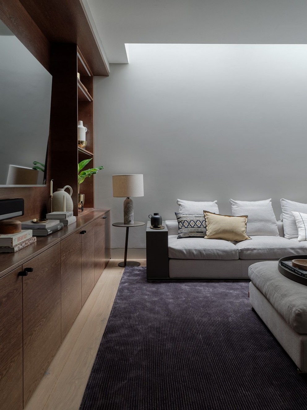 Notting Hill  | Basement tv room | Interior Designers
