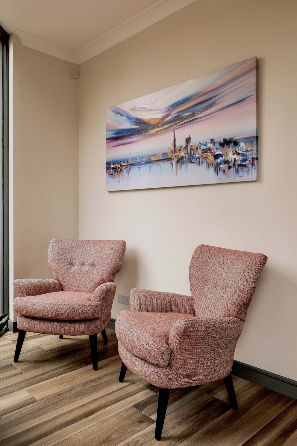 Victoria Wharf common parts refurbishment | Reception seating | Interior Designers