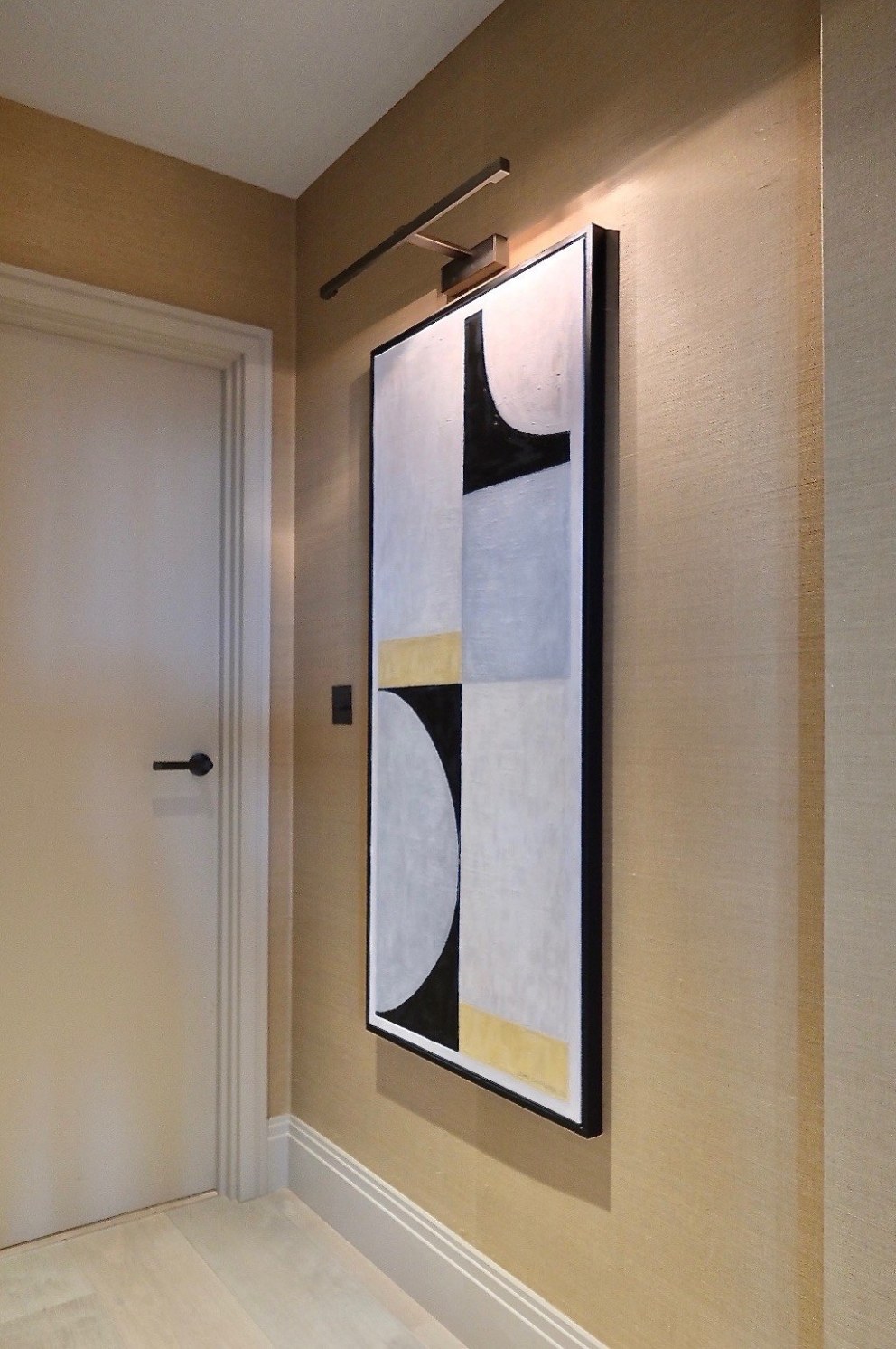 Penthouse, Central London | Commissioned art, for the hallway. | Interior Designers