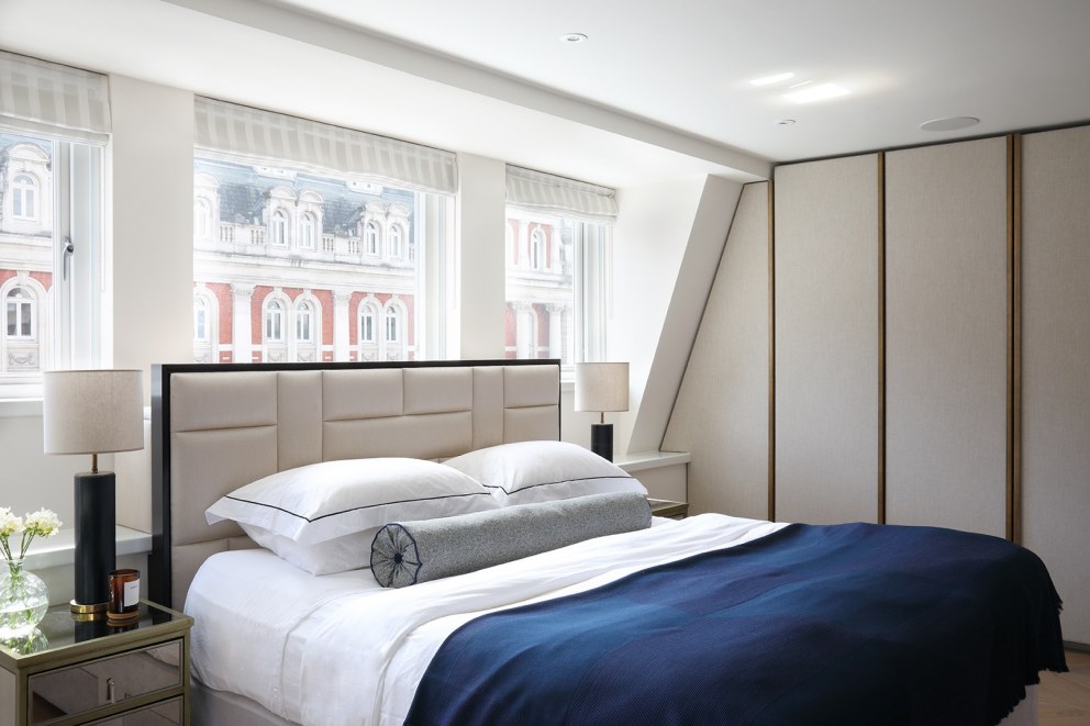 London Triplex Apartment | Master Bedroom | Interior Designers