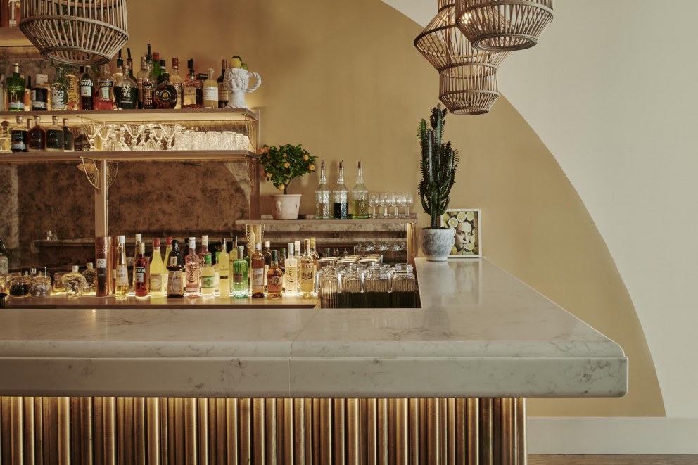 Cotto | Close up of Cocktail Bar | Interior Designers