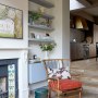 South West London Family Home | Steps down to the living space from the kitchen | Interior Designers