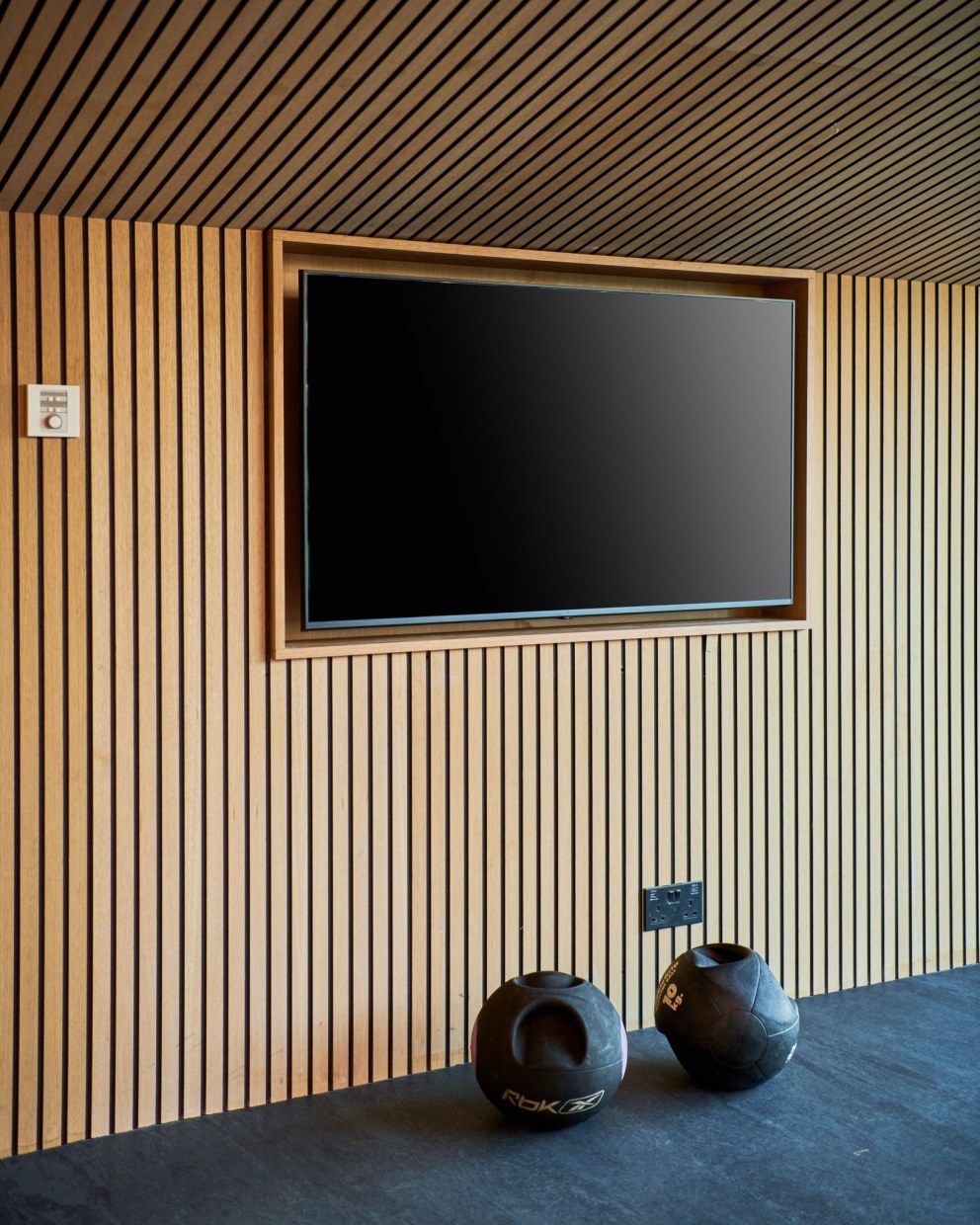 Home gym and entertainment space | Gym | Interior Designers