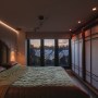 The Artist's Residence | Master Bedroom & Roof Terrace at Night | Interior Designers