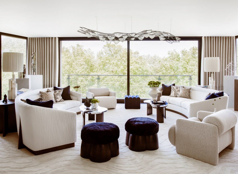 White | Sitting Room | Interior Designers