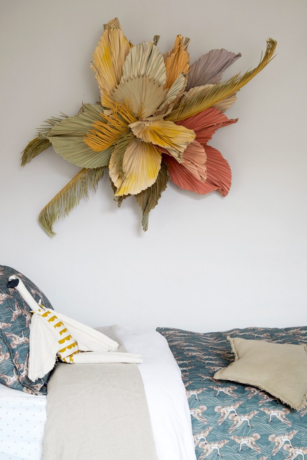 Abbeville, SW4 | Bespoke floral wall hanging | Interior Designers