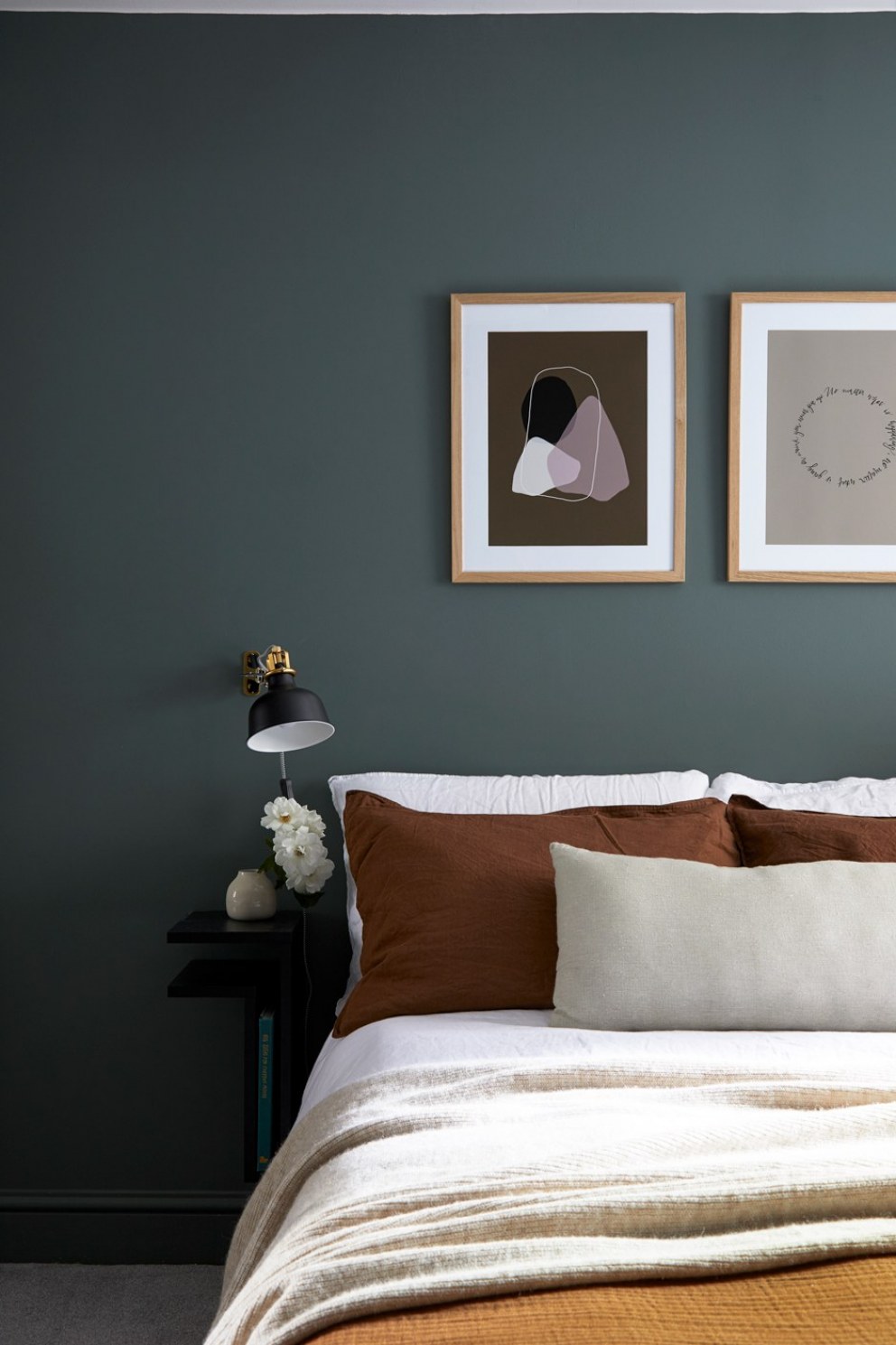 Fortess, NW4 | Dark green moody bedroom | Interior Designers