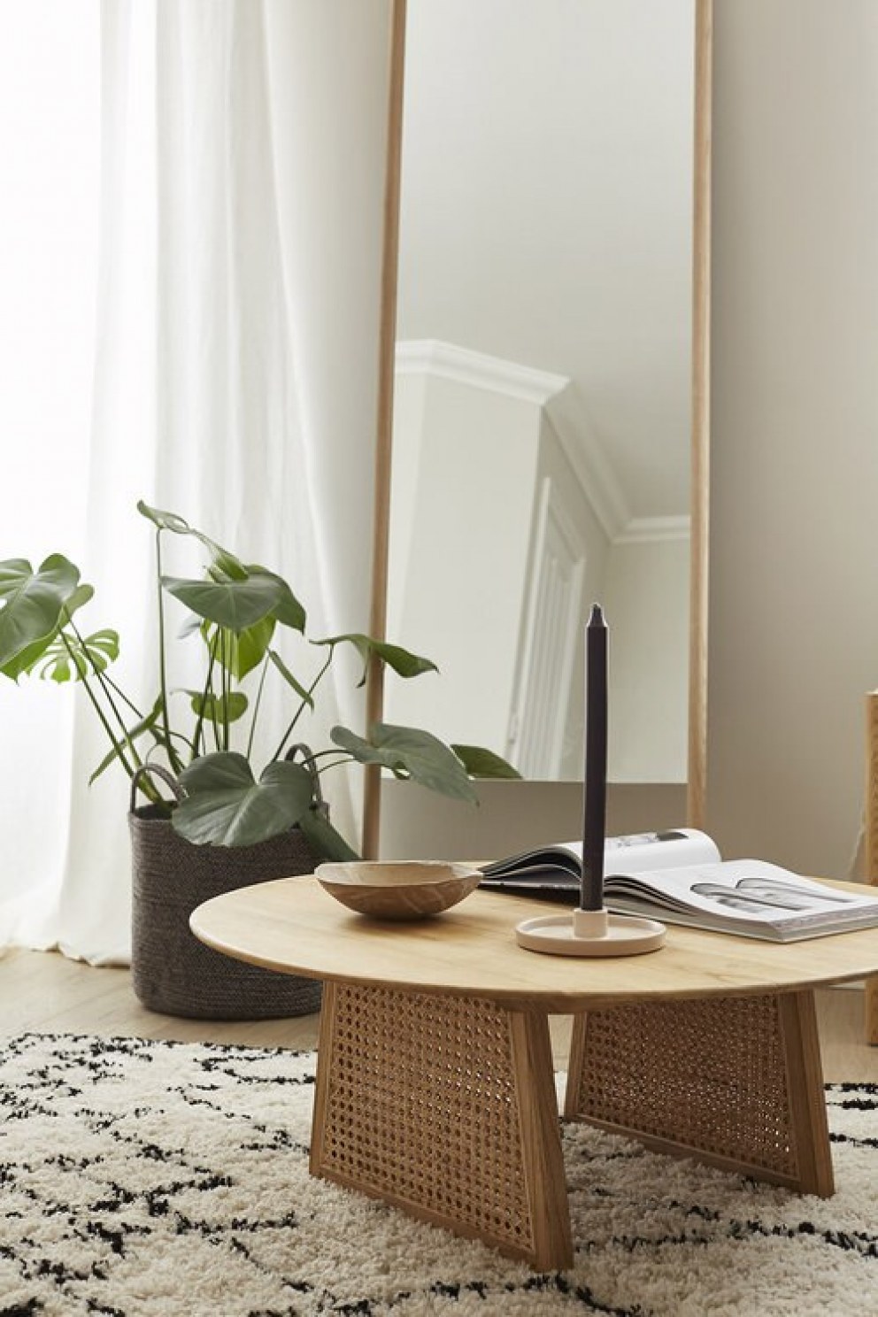 Carshalton | Scandi rattan coffee table | Interior Designers