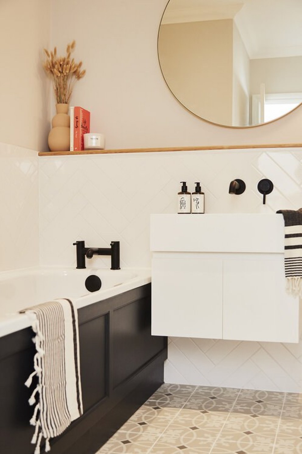 Carshalton | Boho bathroom | Interior Designers