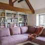 Barn conversion, Kent | Reading nook | Interior Designers