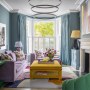 Colourful London family home | Living room | Interior Designers