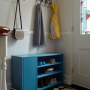 Victorian Terrace, Brockley | Bespoke hallway storage in the client's favourite colour | Interior Designers