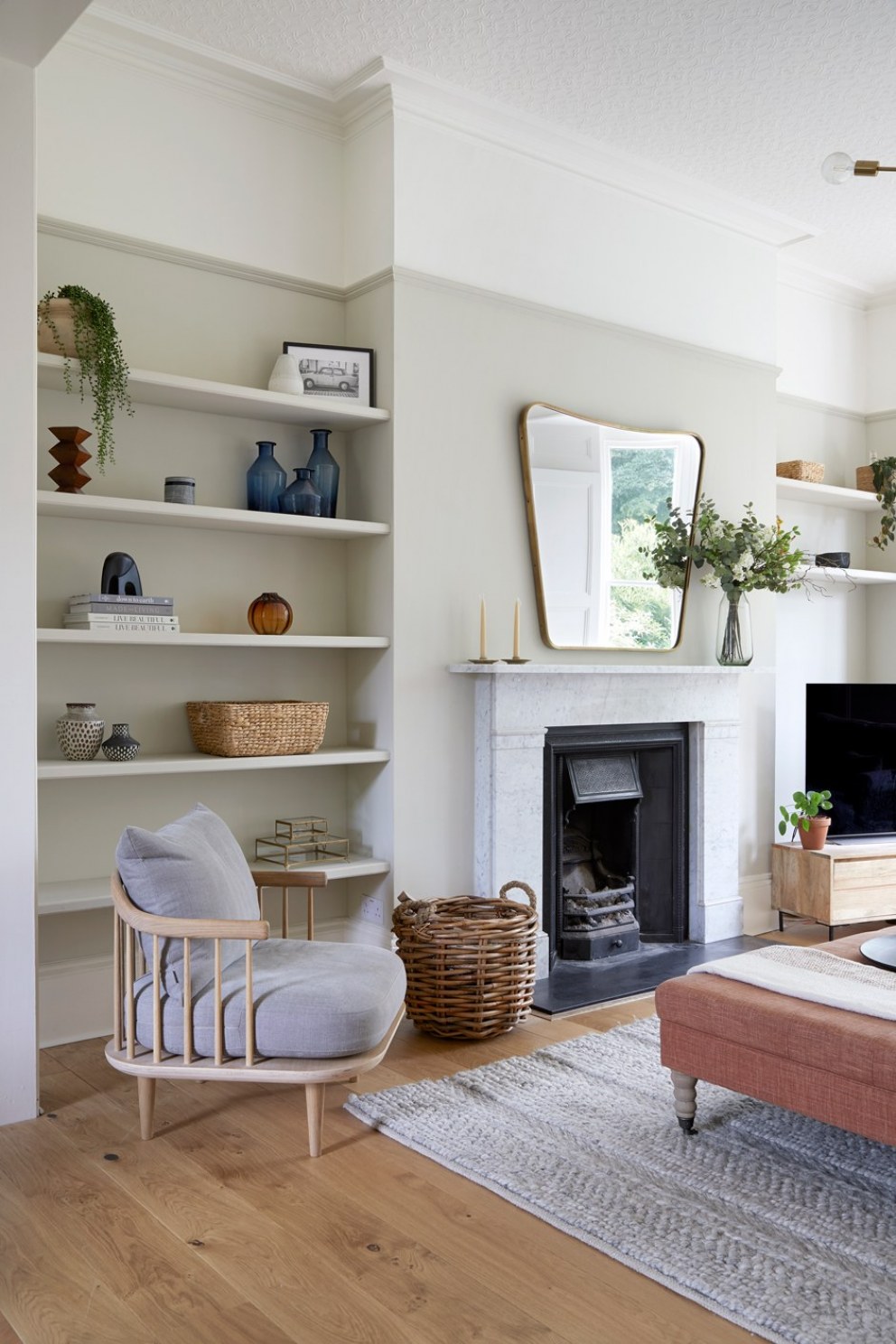 Leamington Spa Family Townhouse  | Family Living Room Alcove Detail  | Interior Designers