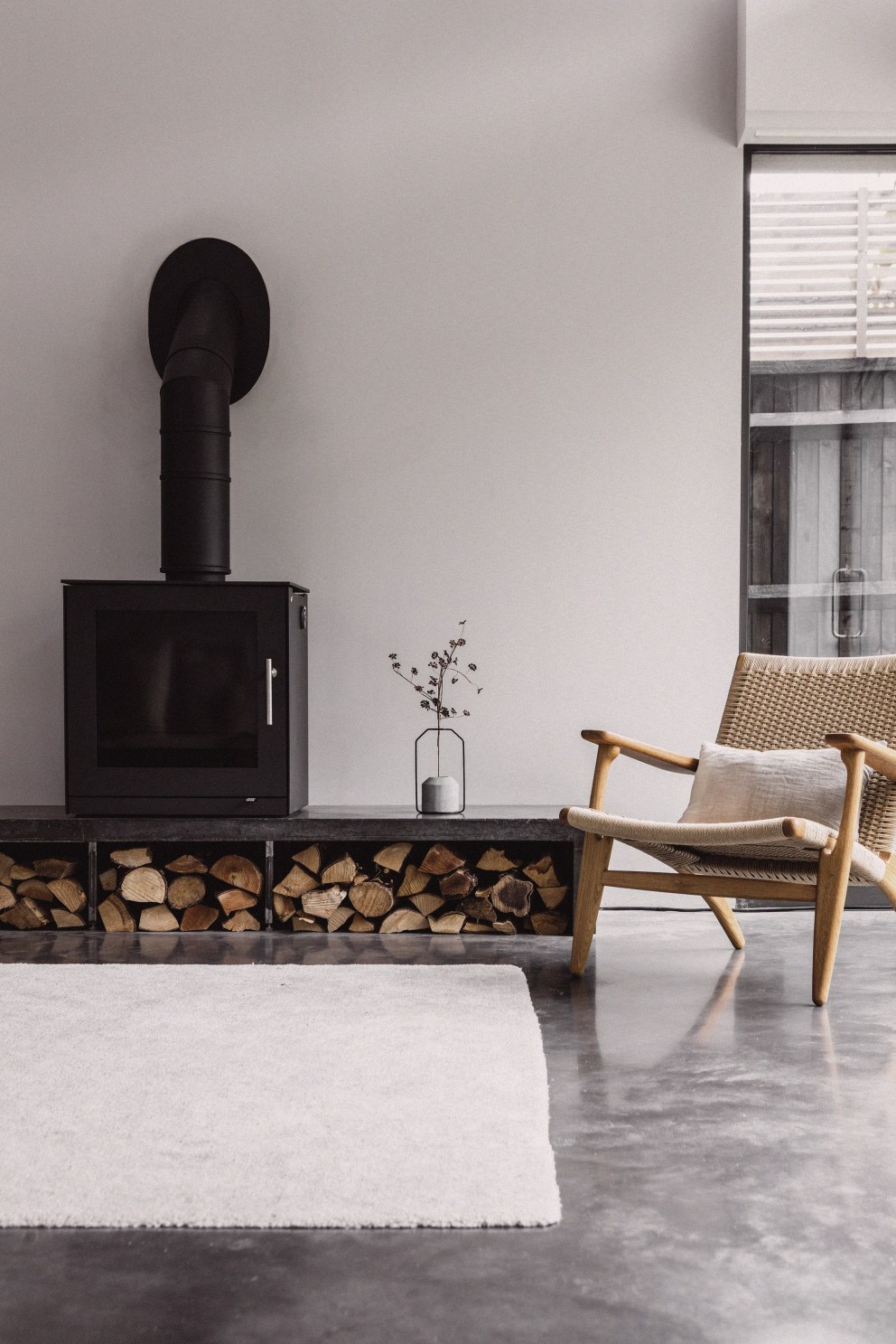Teddington - New build home | Wood burner, contemporary | Interior Designers
