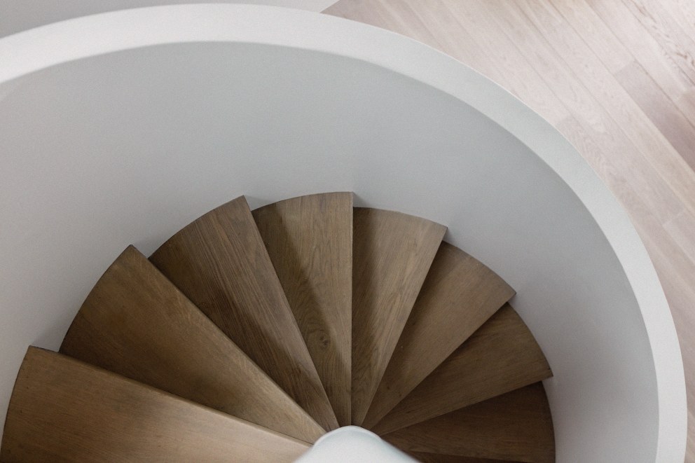 Teddington - New build home | Bespoke, contemporary spiral staircase | Interior Designers