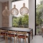 Richmond - Extension and FF&E | Contemporary dining area with suspended lights | Interior Designers